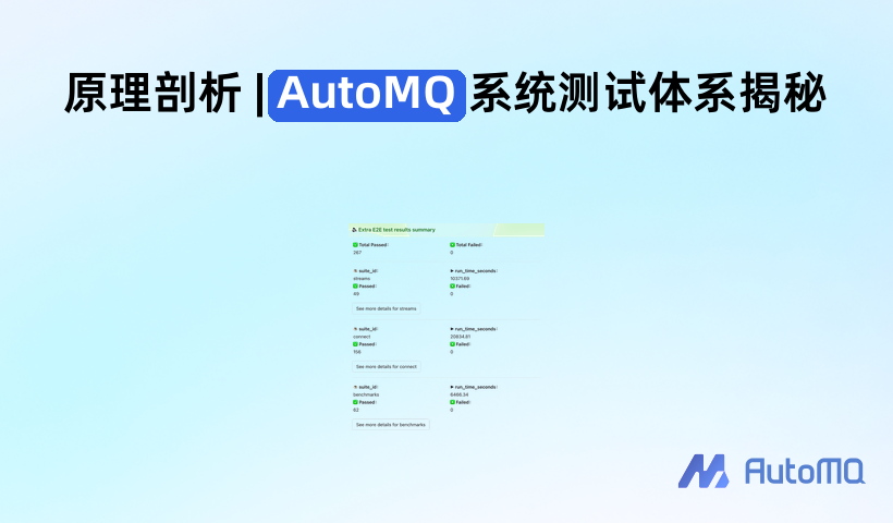 原理剖析 | AutoMQ 系统测试体系揭秘
