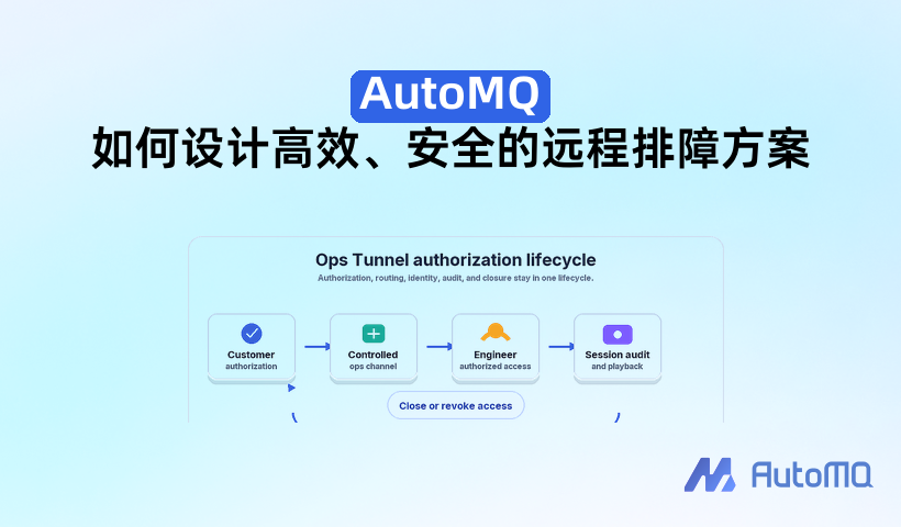 AutoMQ 如何设计高效、安全的远程排障方案