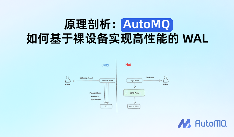 原理剖析:AutoMQ 如何基于裸设备实现高性能的 WAL